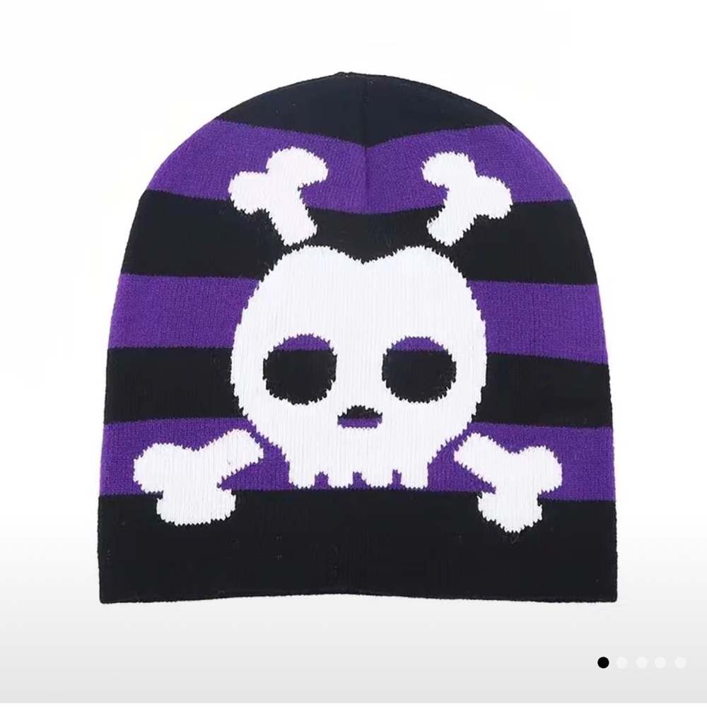 Y2K Streetwear Skeleton beanies
